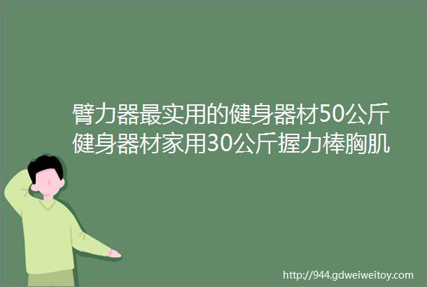 臂力器最实用的健身器材50公斤健身器材家用30公斤握力棒胸肌训练器40公斤力棒